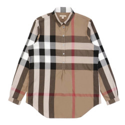 BURBERRY Burberry 22SS Ladies Classic Plaid Long Sleeve Shirt